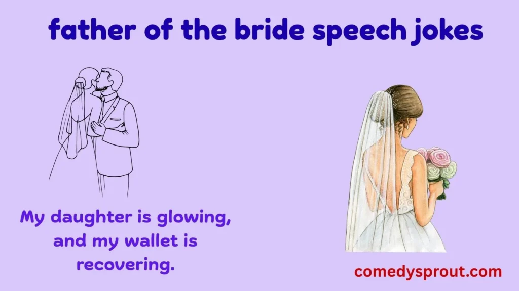 Funny Father of the Bride Speech Puns