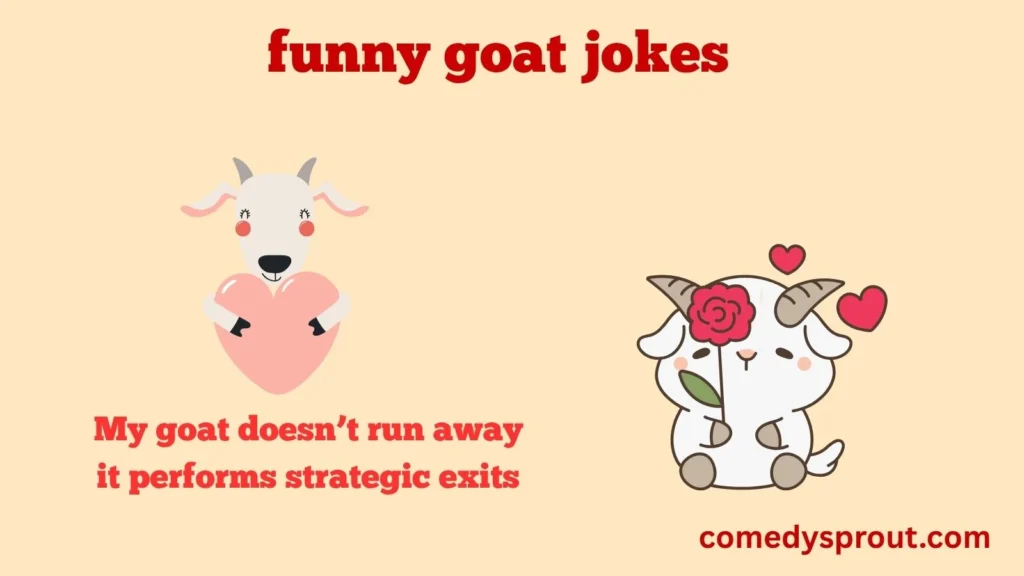 Romantic Goat Jokes for Love