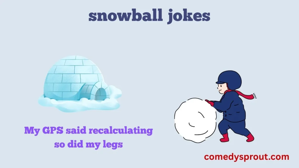 Running in Snow Humor