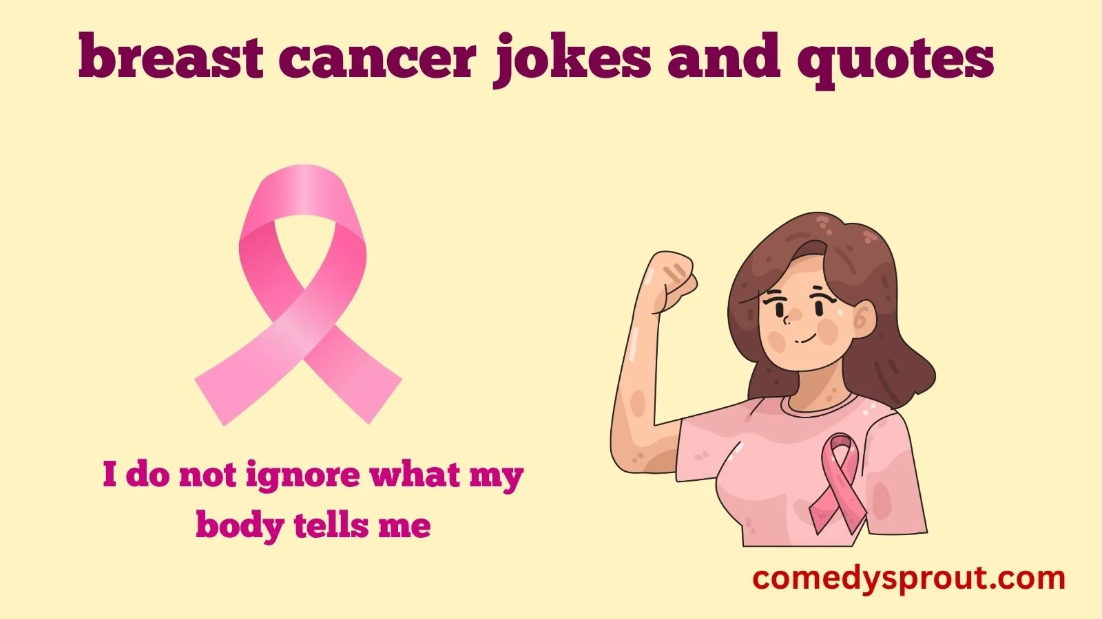 breast cancer jokes and quotes