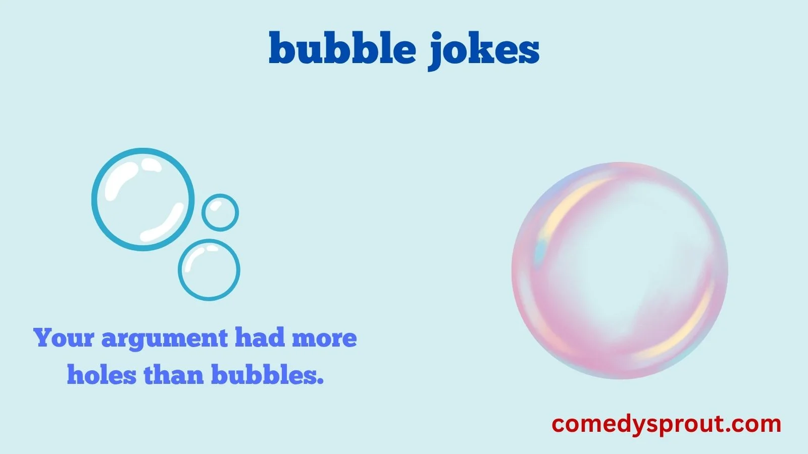 bubble jokes