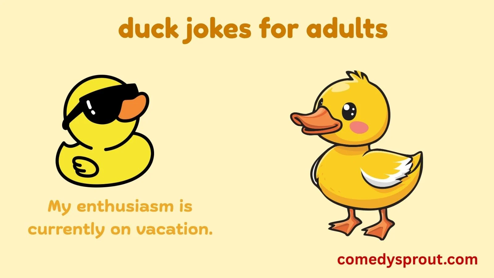 duck jokes for adults