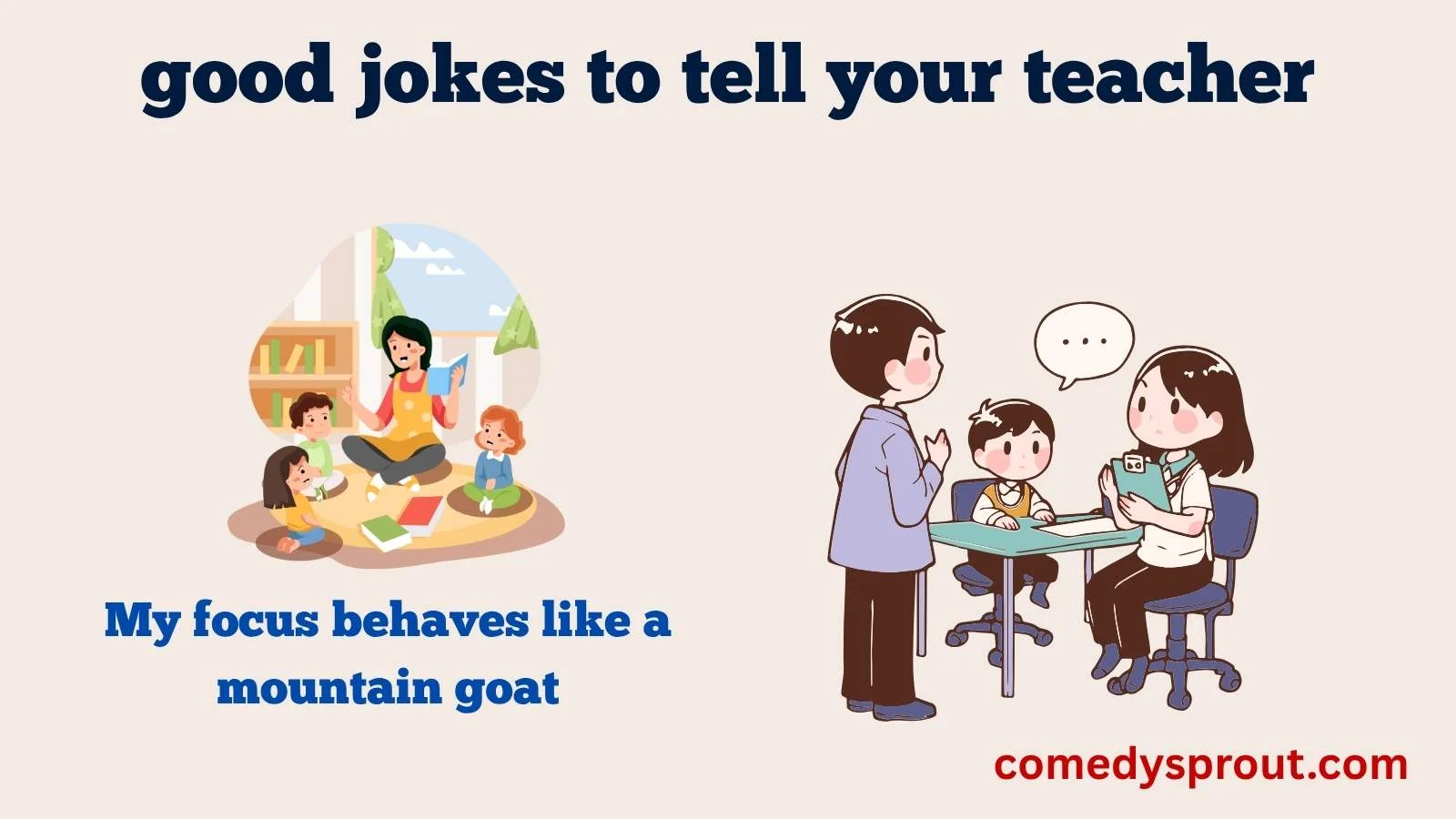 good jokes to tell your teacher