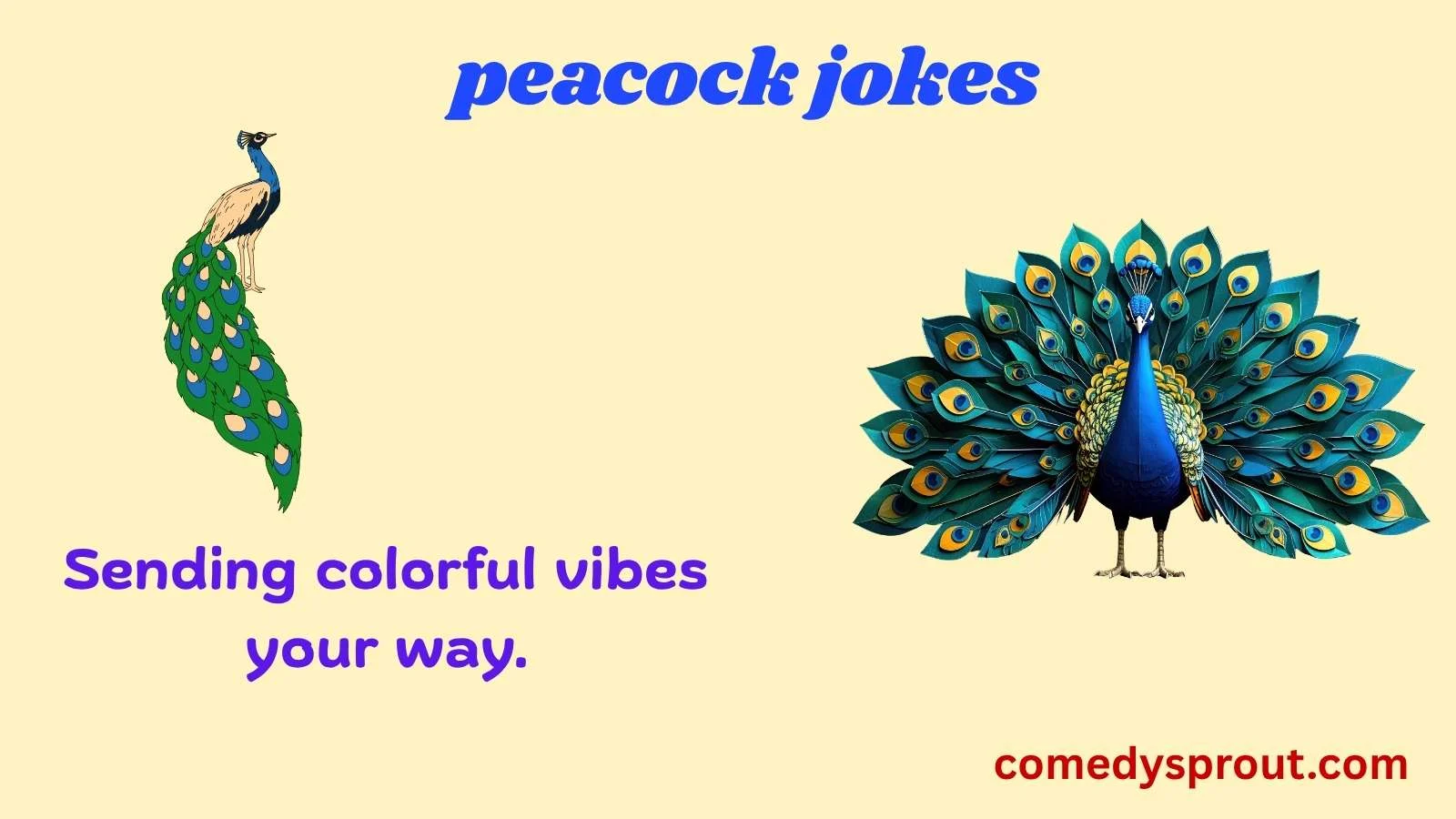 peacock jokes